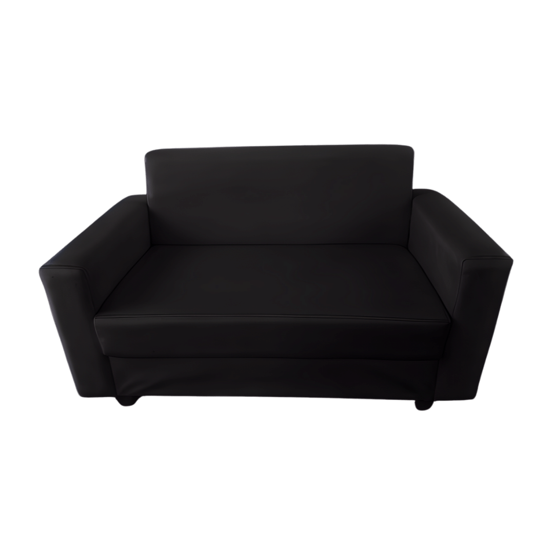 sofa doble hitam